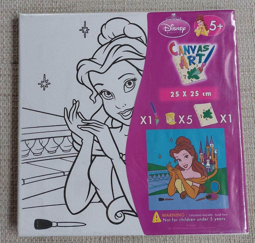 Disney prinsessen canvas schilderij - nieuw, Ophalen of Verzenden, Nieuw