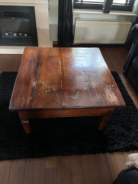 SALON TAFEL TE KOOP, Ophalen, Gebruikt, 50 tot 100 cm, Vierkant