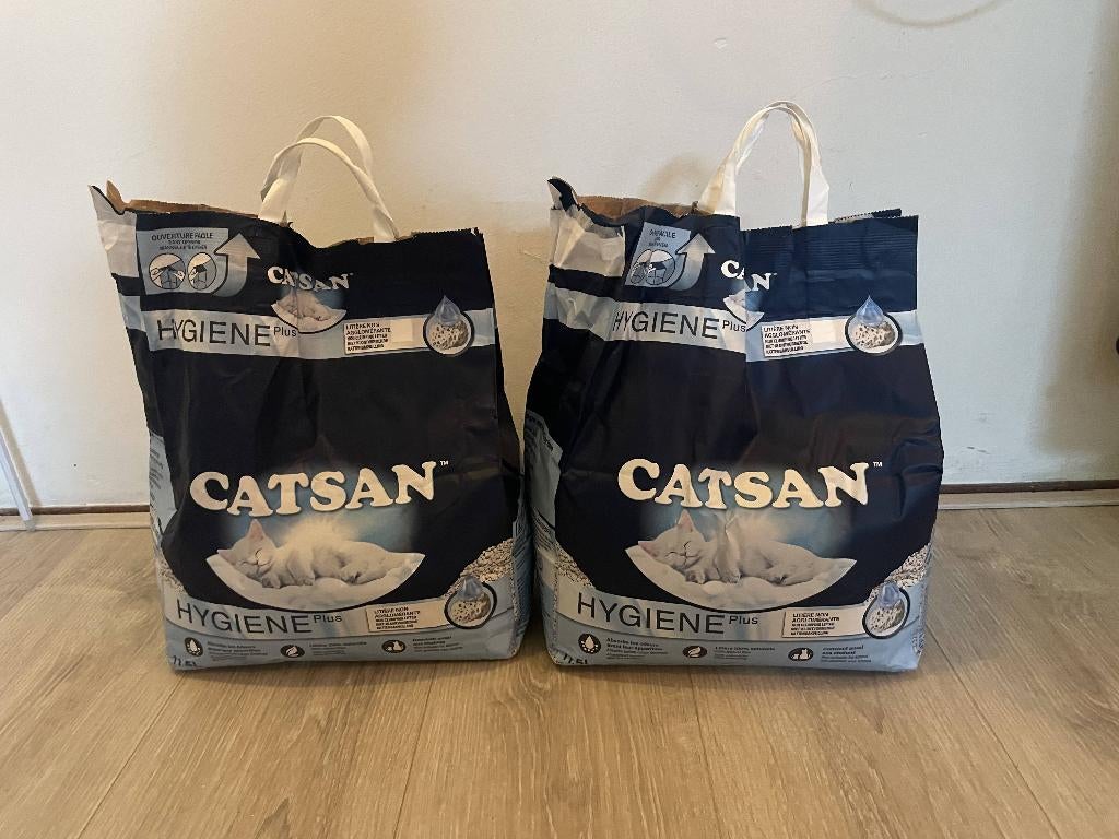 Catsan kattengrit 19 liter, Ophalen, Zo goed als nieuw, Open