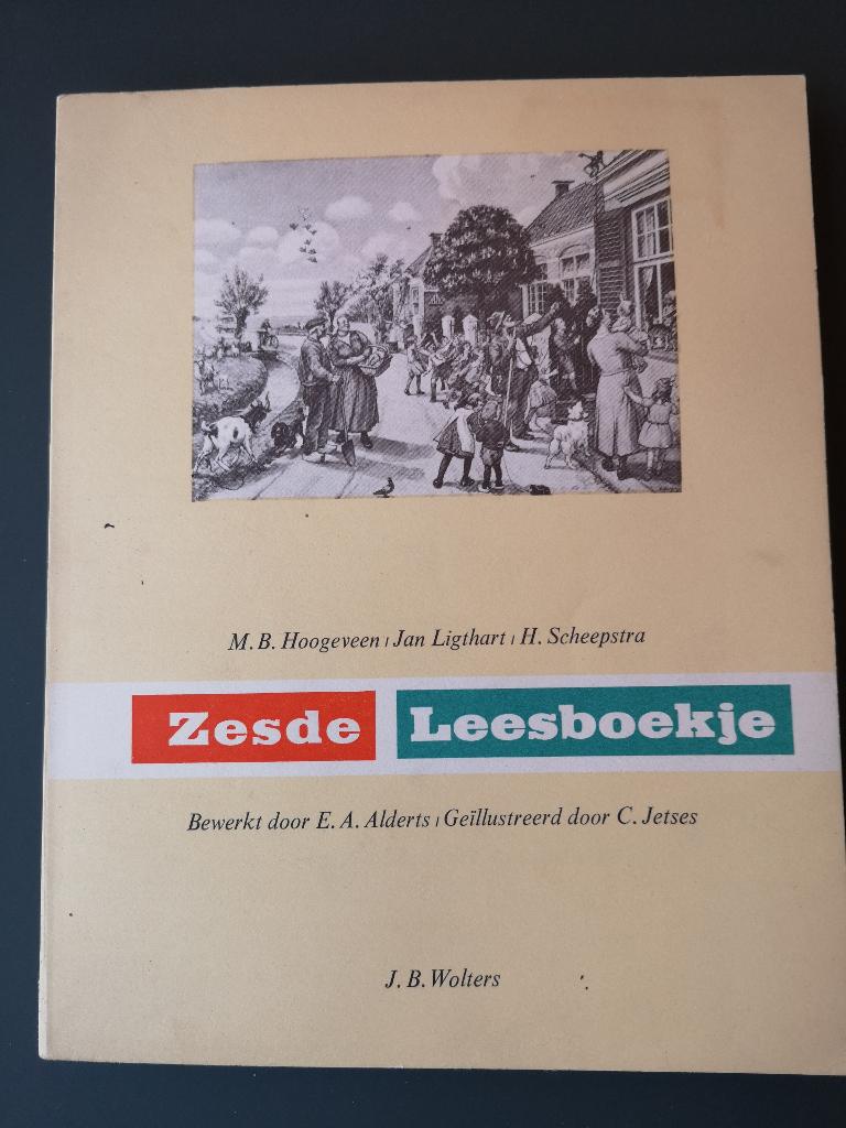 Zesde leesboekje, ill. C. Jetses, Ophalen of Verzenden, Nieuw