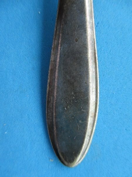 (KB5631) Kinderbestek Puntfilet dwarslepel, Ophalen of Verzenden, Gebruikt