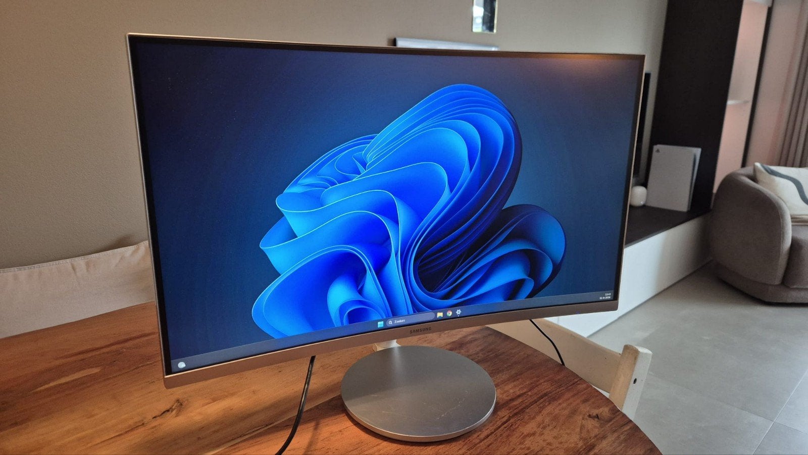 Samsung curved monitor, Ophalen, Gebruikt, Samsung