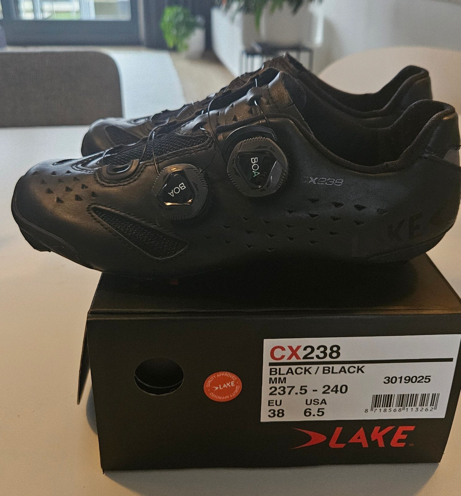 Lake CX238 racefiets schoenen - Maat 38, Fietsen en Brommers, Fietsaccessoires | Fietskleding, Zo goed als nieuw, Dames, Heren