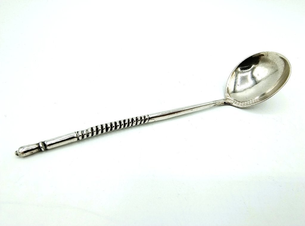 Zilveren lepel, Moskou, Rusland, 1883 - 1886, Verzenden, Zilver