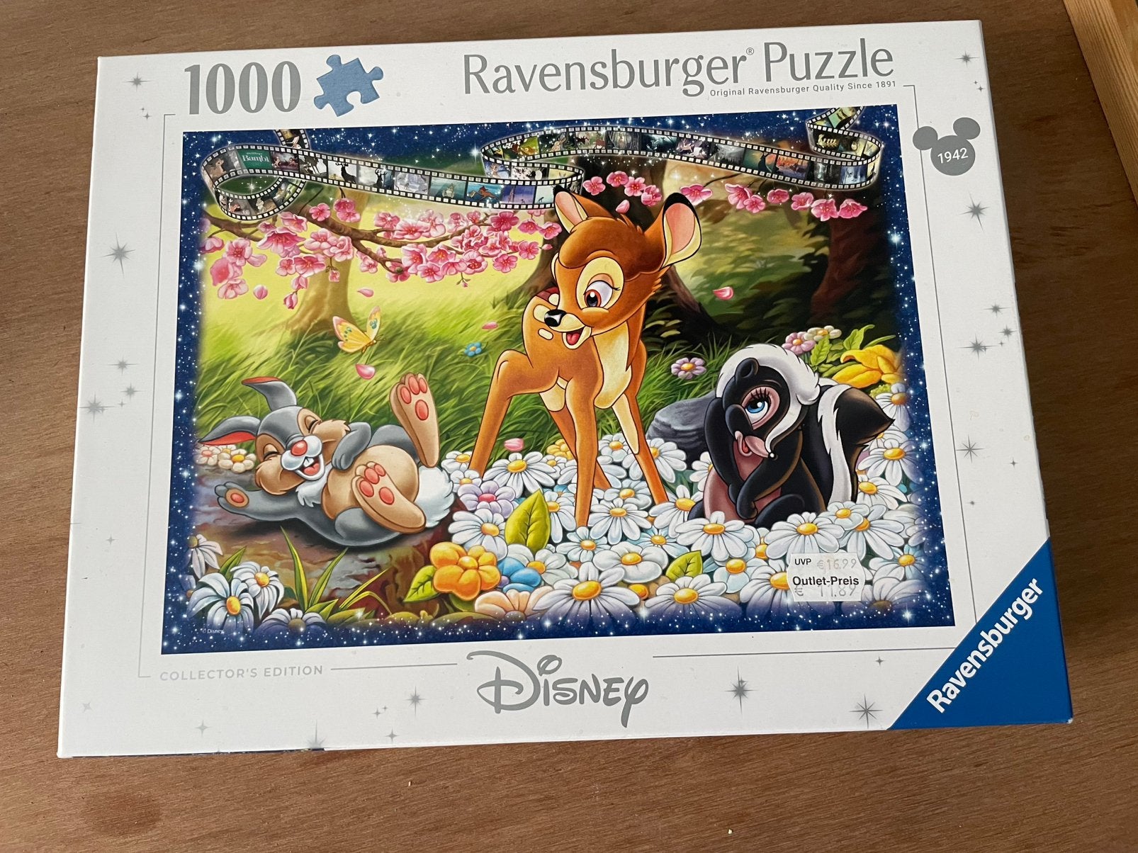 Ravensburger 1000 stukjes, Disney, Hobby en Vrije tijd, Denksport en Puzzels, Ophalen of Verzenden, 500 t/m 1500 stukjes, Zo goed als nieuw
