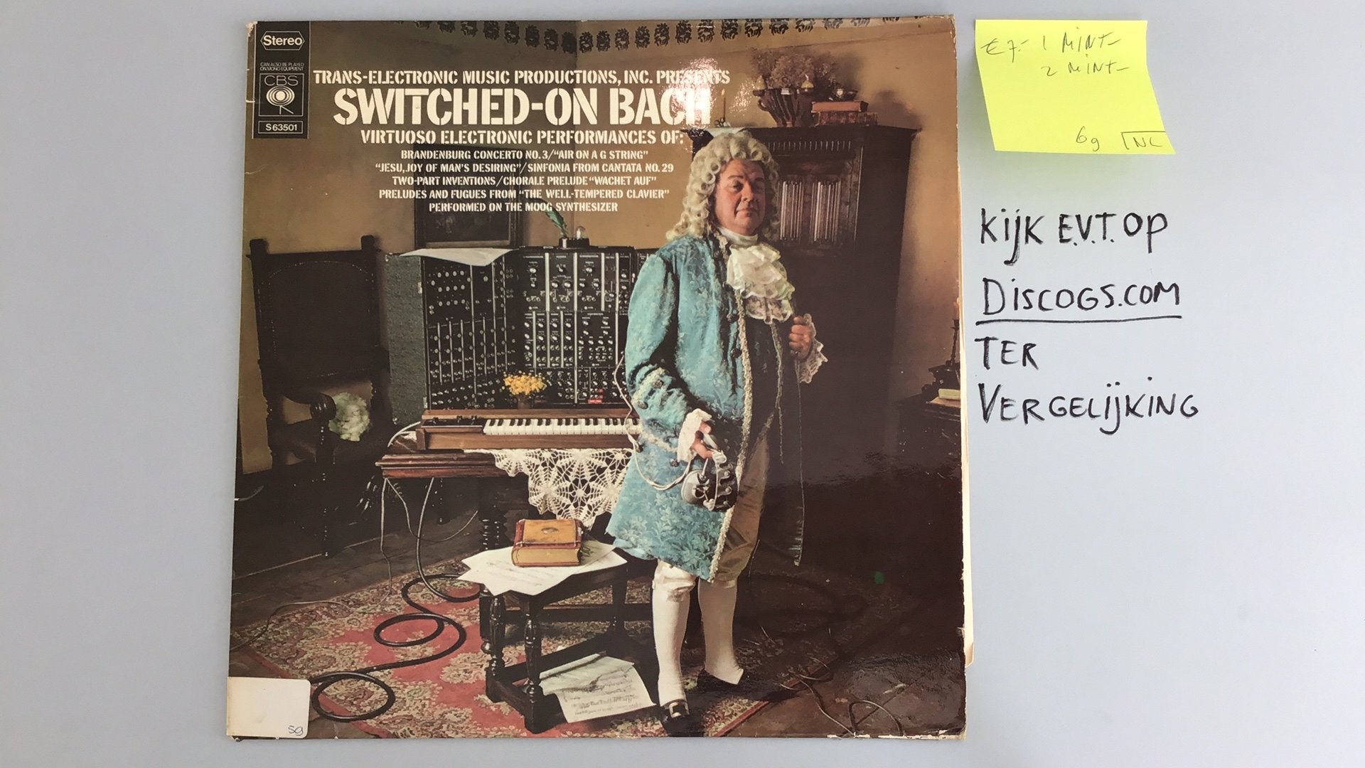 Walter Carlos - Switched On Bach, Ophalen of Verzenden, Gebruikt, Overige formaten