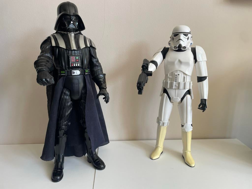 Darth Vader en Stormtrooper actiefiguren, Ophalen of Verzenden, Zo goed als nieuw