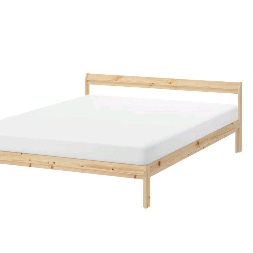 gratis af te halen; ikea bed Neiden 140x 200, Ophalen, Gebruikt, Bruin, Tweepersoons