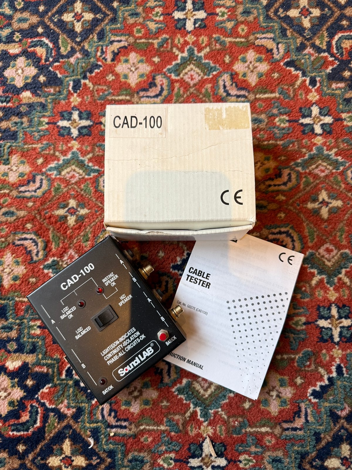 SoundLab CAD100 GO27E kabeltester, Ophalen of Verzenden, Zo goed als nieuw