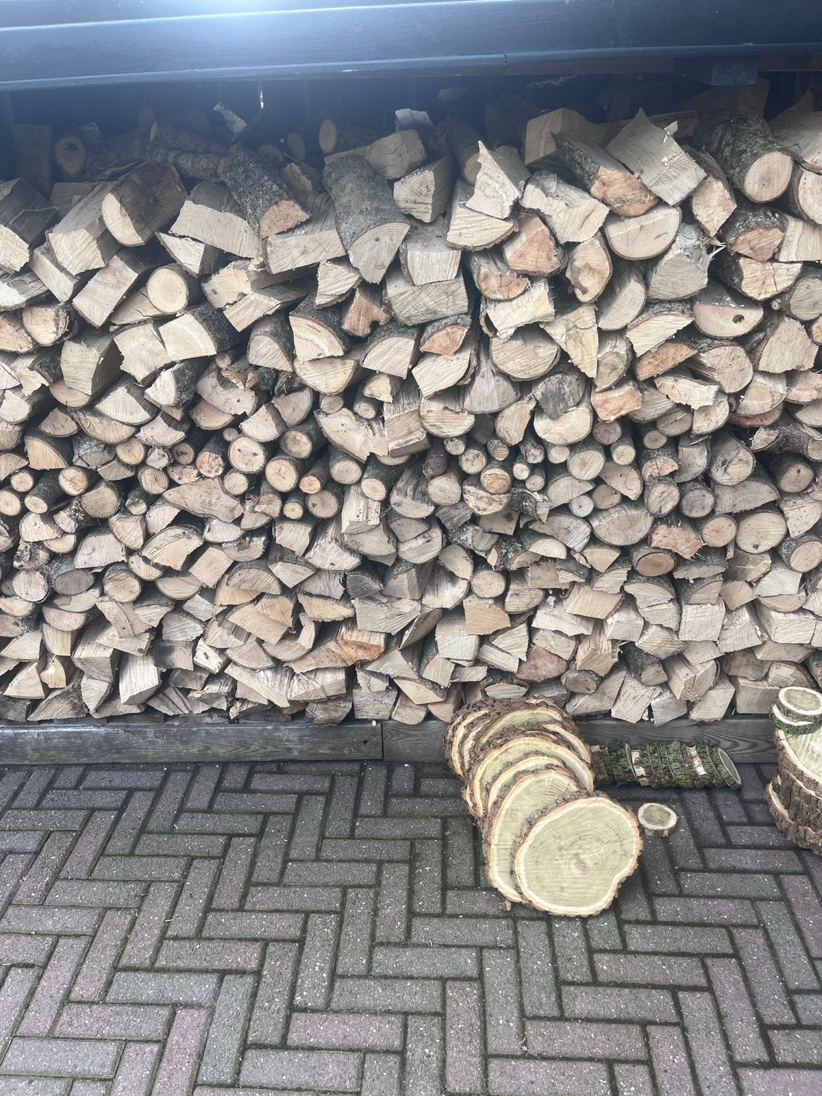 Droog Haardhout - Geen populier of dennen, 3 tot 6 m³, Ophalen, Overige houtsoorten, Blokken