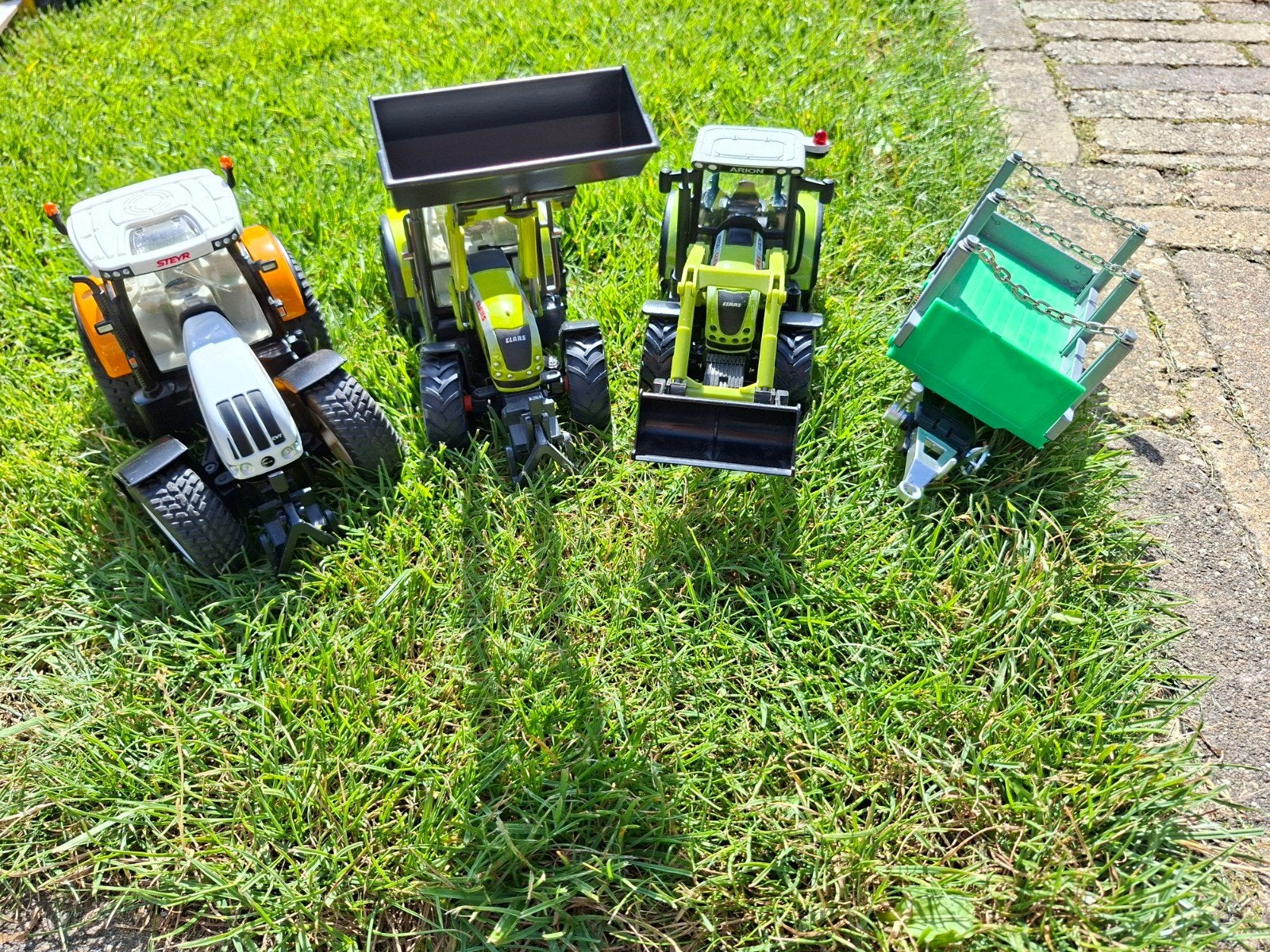 Set van 3 tractoren - siku, Ophalen of Verzenden, Zo goed als nieuw