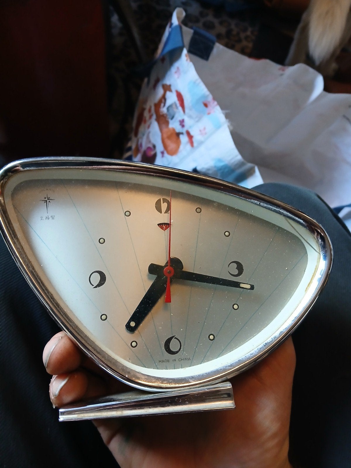 Vintage Chinese wekker - Made in China, Ophalen of Verzenden