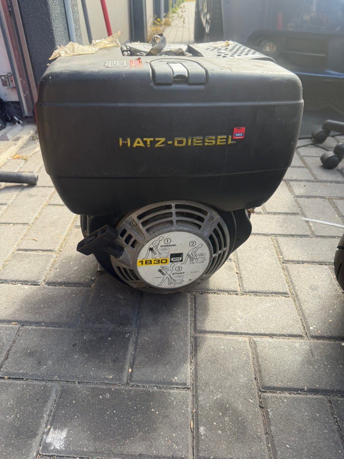 Hatz 1B30 dieselmotor – loopt perfect!, Ophalen of Verzenden, Zo goed als nieuw