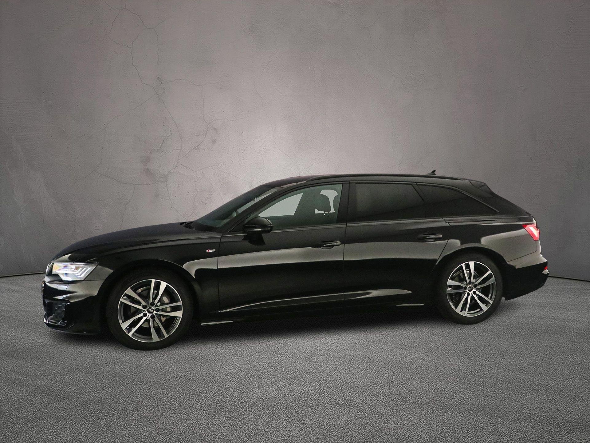 Audi A6 Avant 40 TFSI S edition Competition | Adaptieve Crui, Gebruikt, Leder en Stof, Zwart, Origineel Nederlands