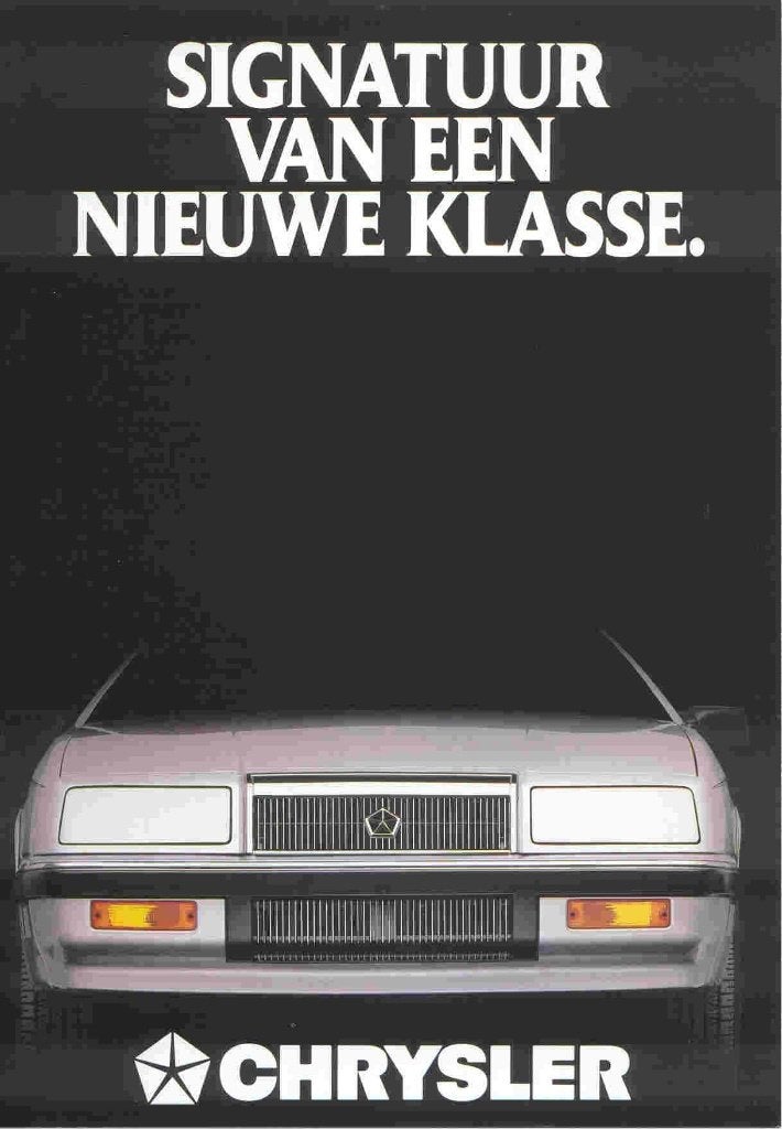 Jeep Dodge Chrysler: Signatuur van een nieuwe klasse (1989), Ophalen of Verzenden, Nieuw, Overige merken