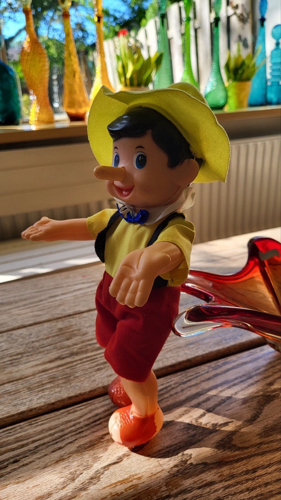 Vintage Pinokkio Pop - Grote en Kleine Versie, Verzamelen, Ophalen of Verzenden, Gebruikt, Pop