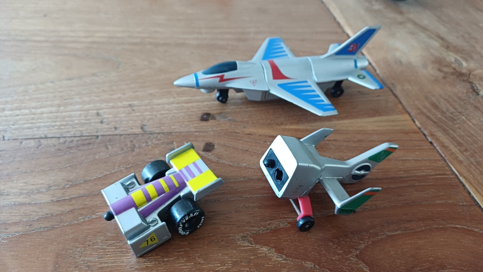 Matchbox Connectables No. 31 USA Fighter Jet Jaren 80, Verzamelen, Speelgoed, Gebruikt, Ophalen of Verzenden