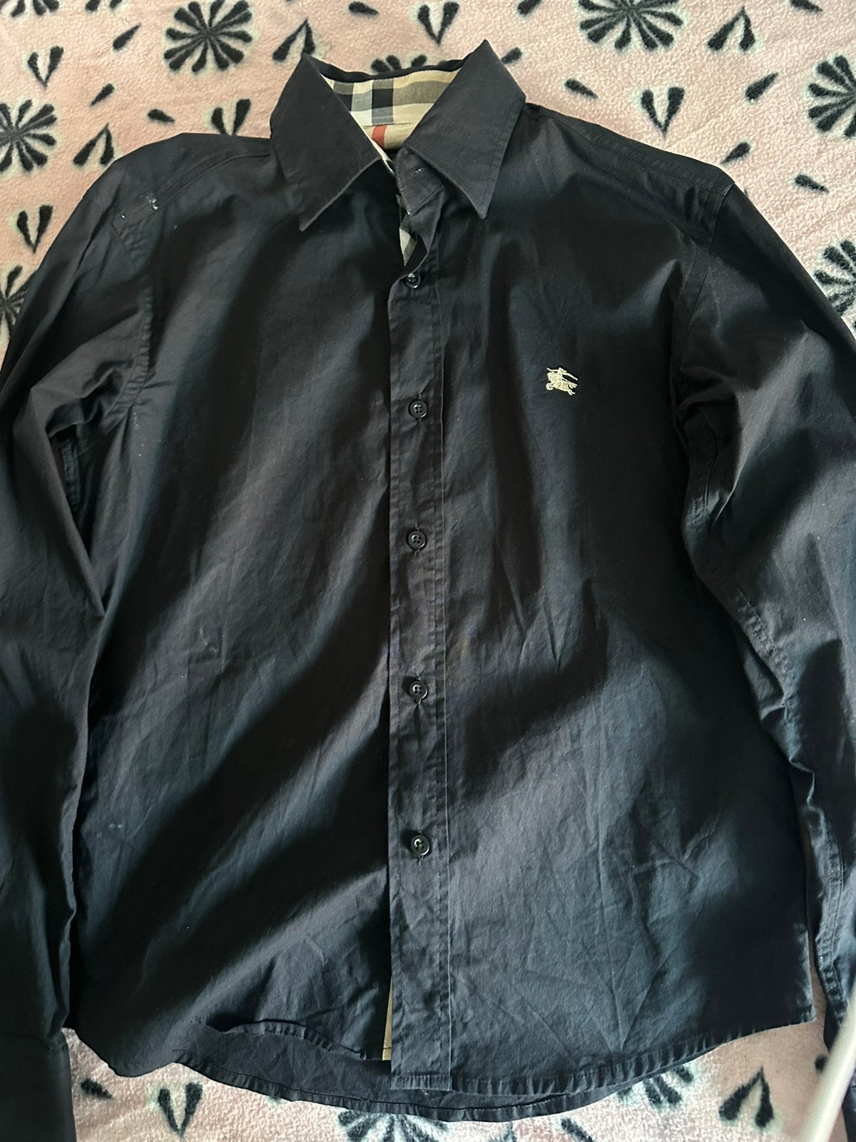 Burberry bloes, Kleding | Heren, Ophalen of Verzenden, Zo goed als nieuw, Zwart, Halswijdte 38 (S) of kleiner