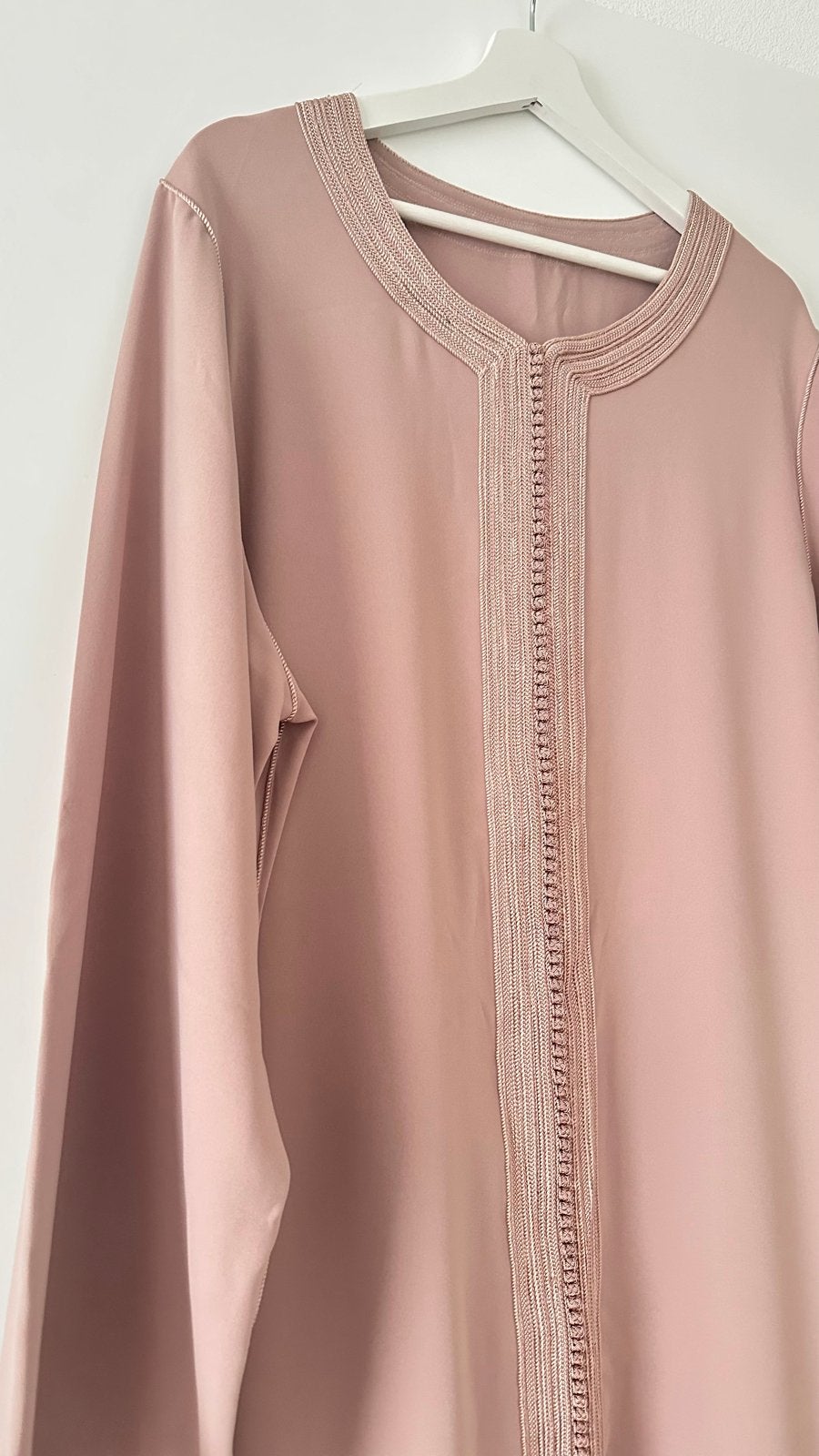 Elegante Creme roze Kaftan, Maat 38/40 (M), Ophalen of Verzenden, Zo goed als nieuw, Roze