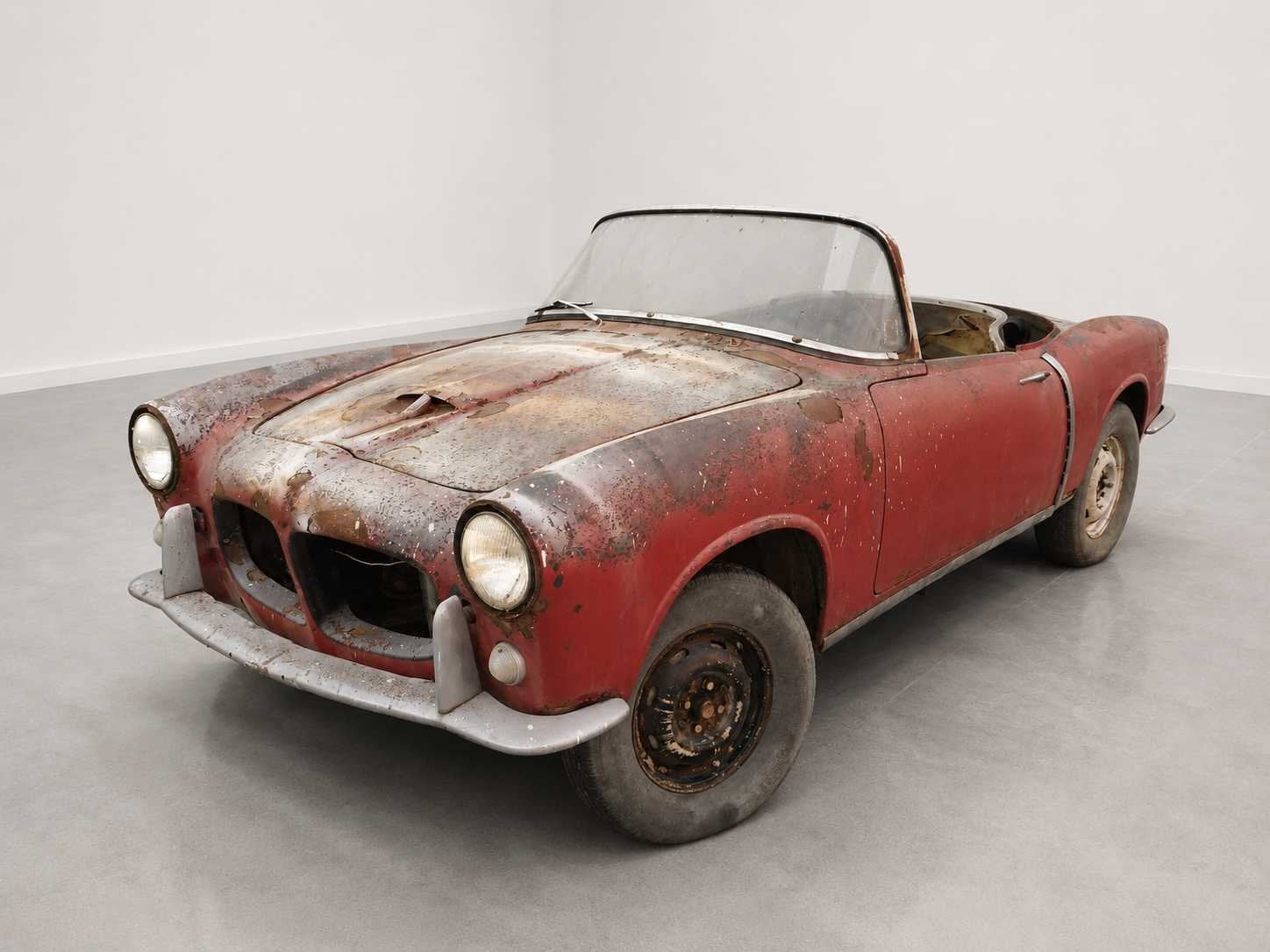 1958 Fiat 1200 TV Spider | Italian Classic Roadster, Auto's, Overige carrosserieën, Bedrijf, Handgeschakeld, Te koop