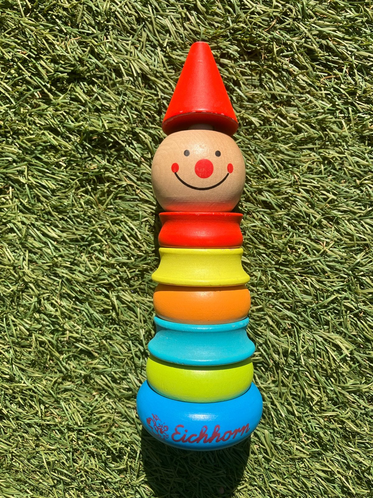 Eichhorn Houten Stapel Clown, Ophalen of Verzenden, Zo goed als nieuw, Overige typen