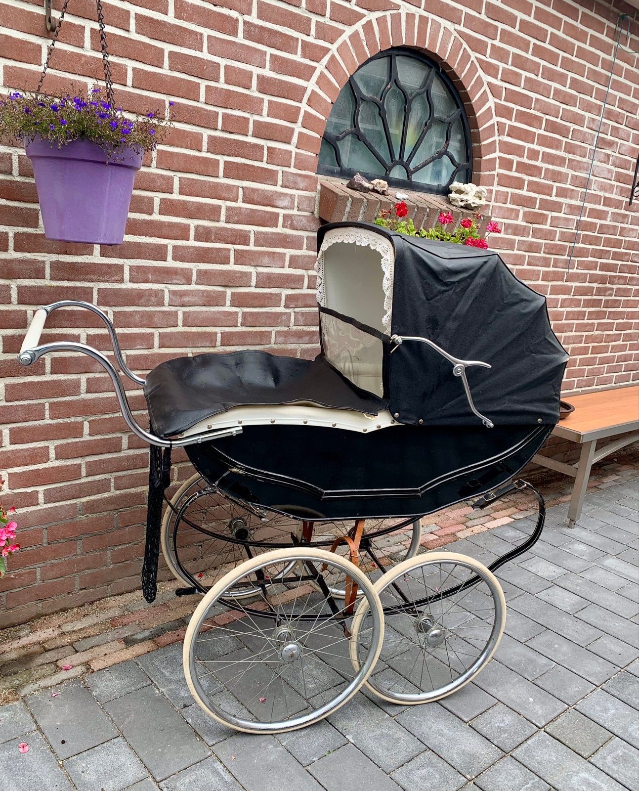 Antieke kinderwagen - Meer dan 70 jaar oud, goede staat, Ophalen, Gebruikt, Kinderwagen, Overige merken