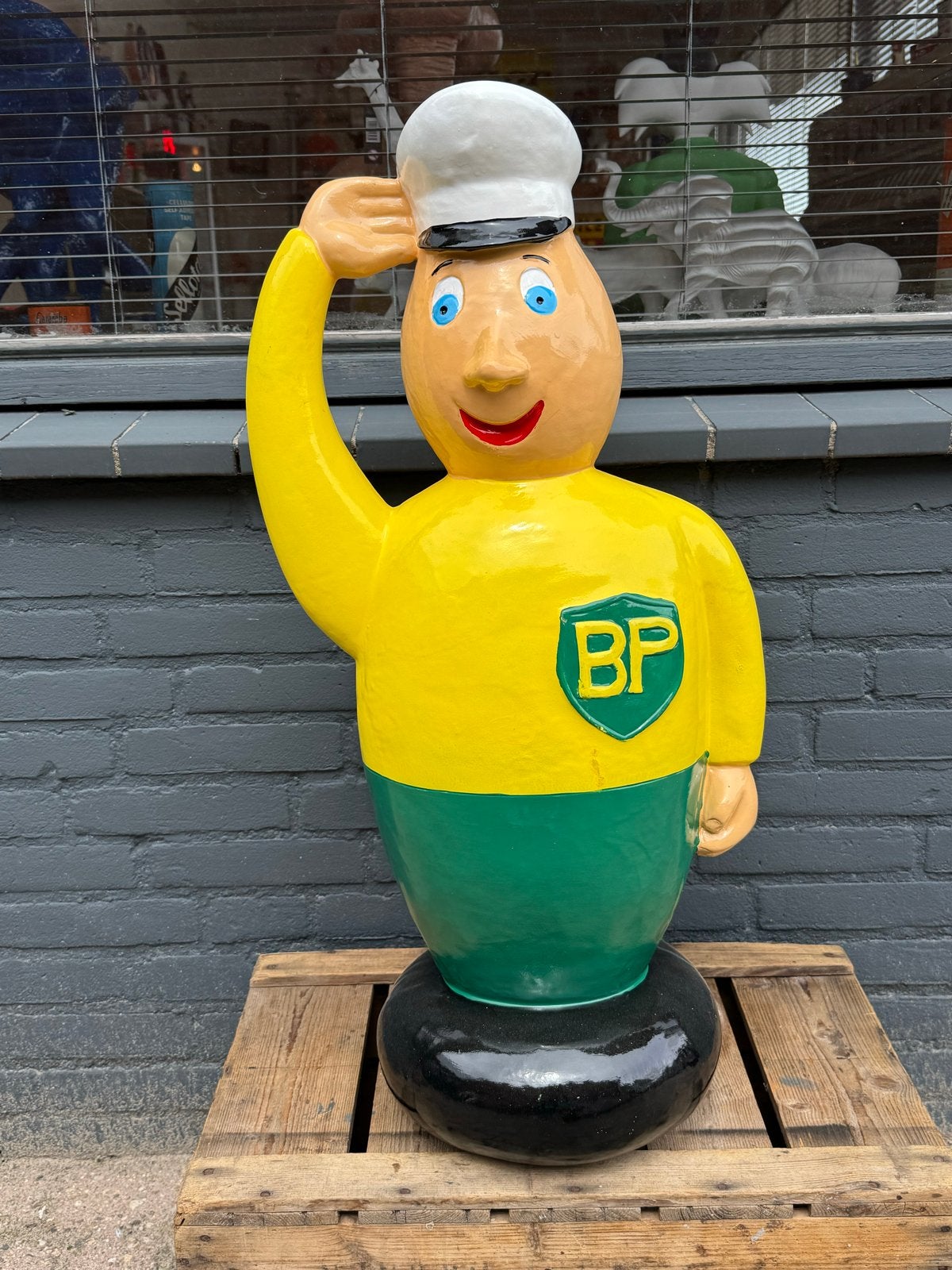 Vintage BP Man Beeld - Uniek Decoratiestuk, Ophalen, Gebruikt