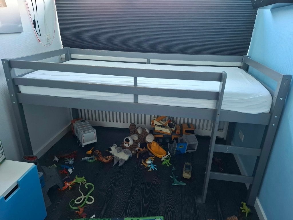 Halfhoogslaper, Huis en Inrichting, Ophalen, Gebruikt, 90 cm, Eenpersoons