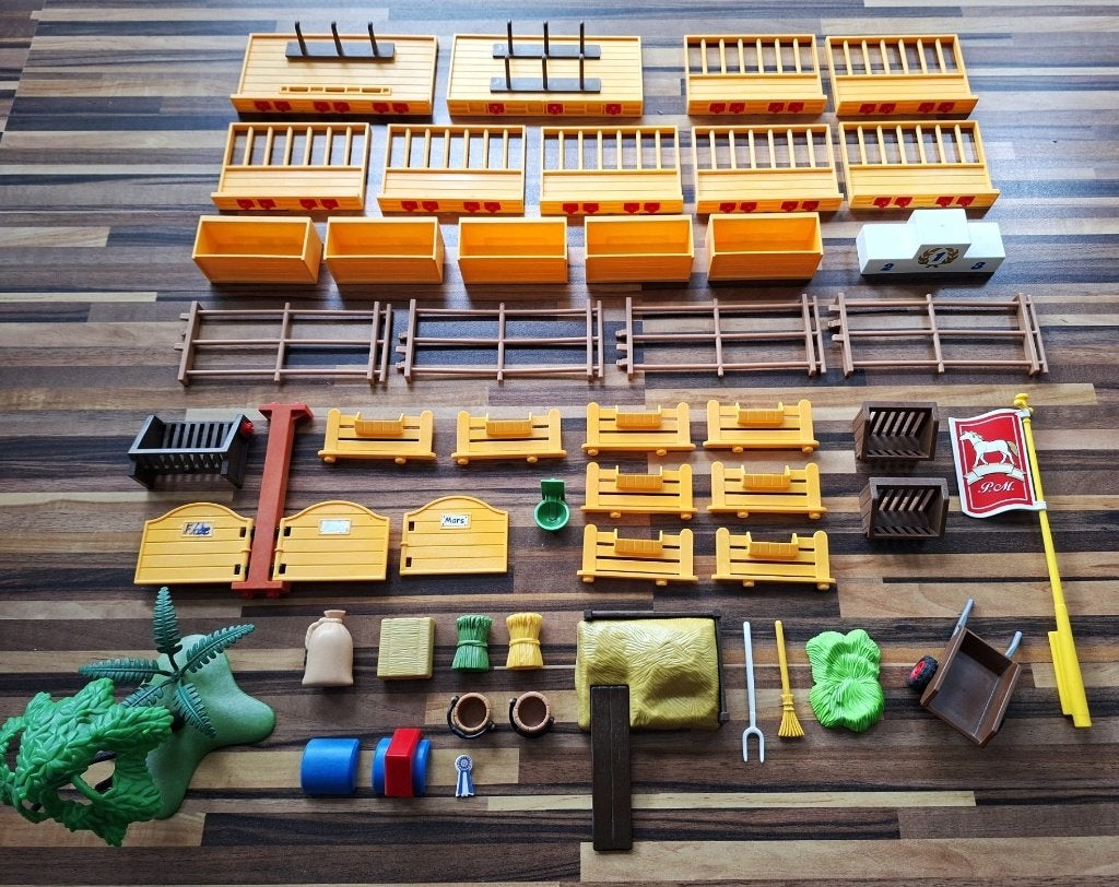 Playmobil onderdelen voor manege en paarden accessoires, Ophalen of Verzenden, Gebruikt
