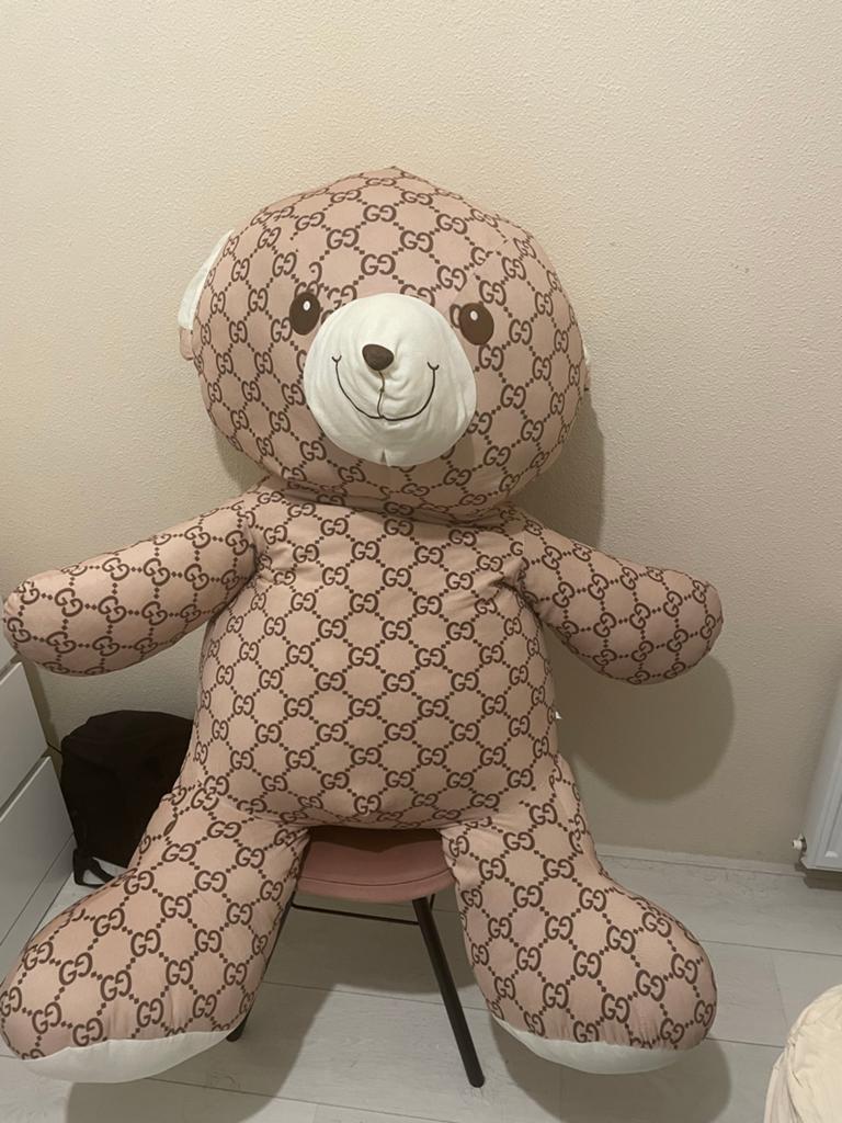 XXL Cucci teddybeer - Grote knuffelbeer, Overige merken, Overige karakters, Beer, Ophalen of Verzenden