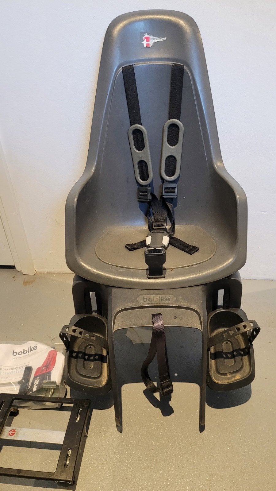 Bobike One Maxi Fietszitje met 2 Bevestigingen, Ophalen, Achterzitje, Bobike, Gebruikt