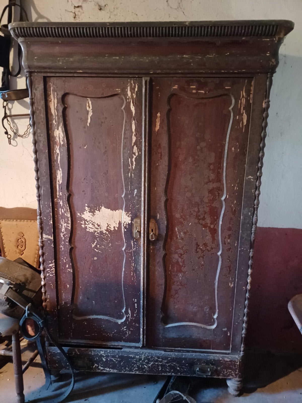 Hele oude kast!!!!!!!, Huis en Inrichting, Kasten | Overige, Ophalen, Gebruikt