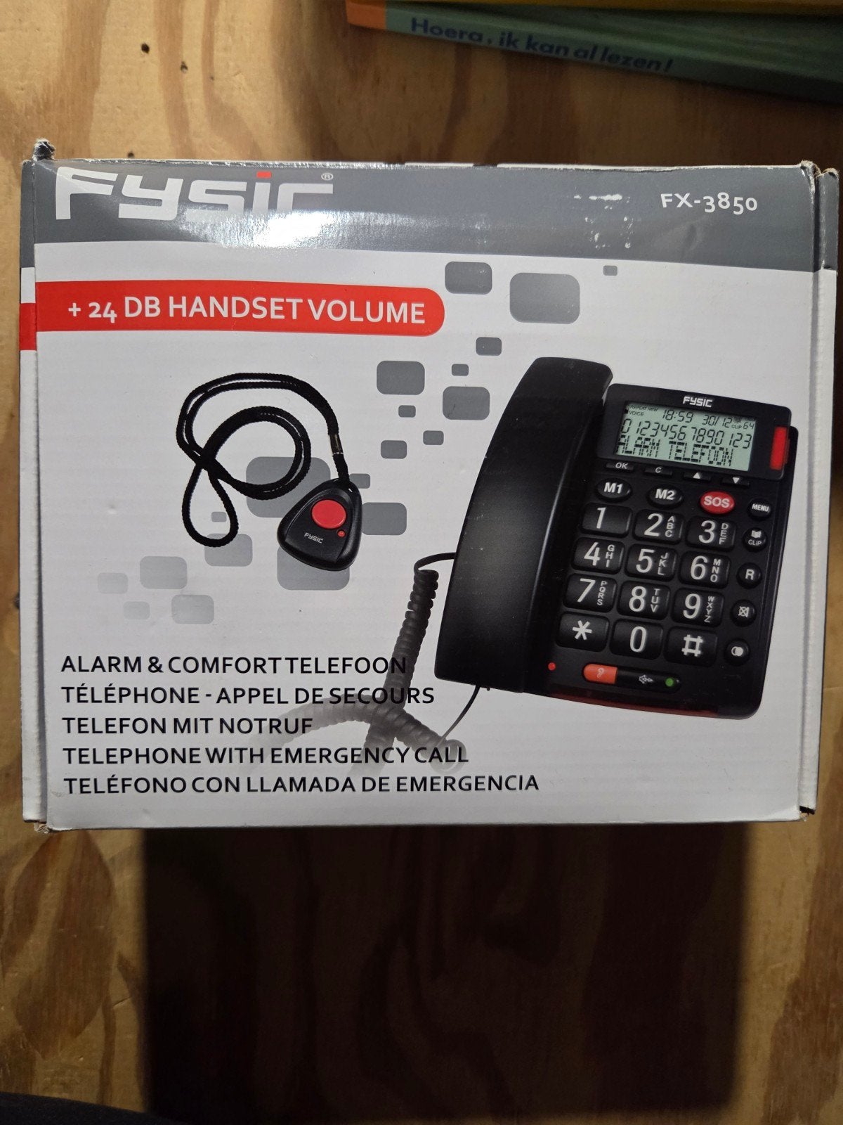 Fysic alarm telefoon, Ophalen of Verzenden, Zo goed als nieuw, 1 handset