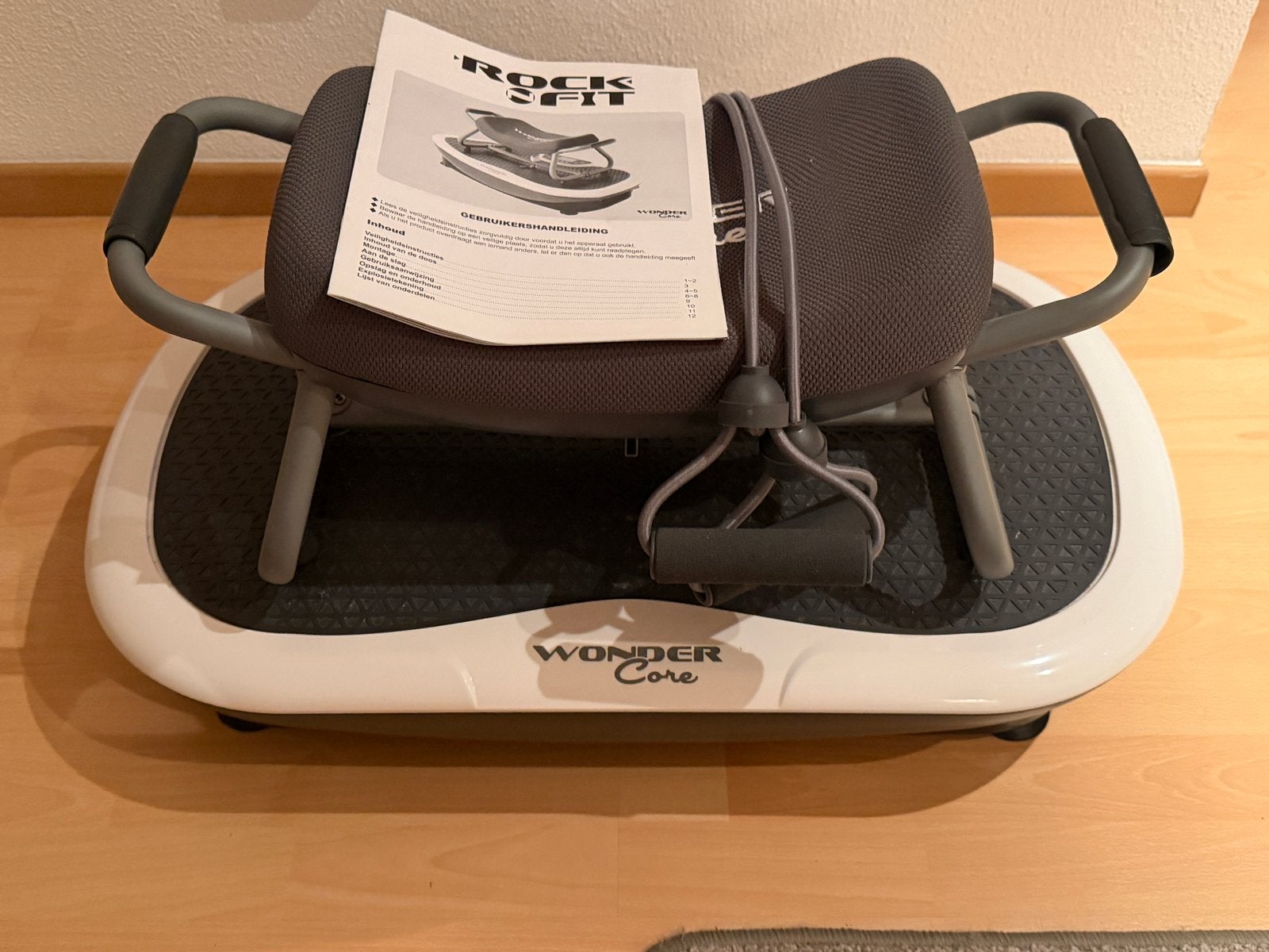 Wonder Core Rock N Fit Trilplaat met Stoel, Kunststof, Trilplaat, Benen, Nieuw
