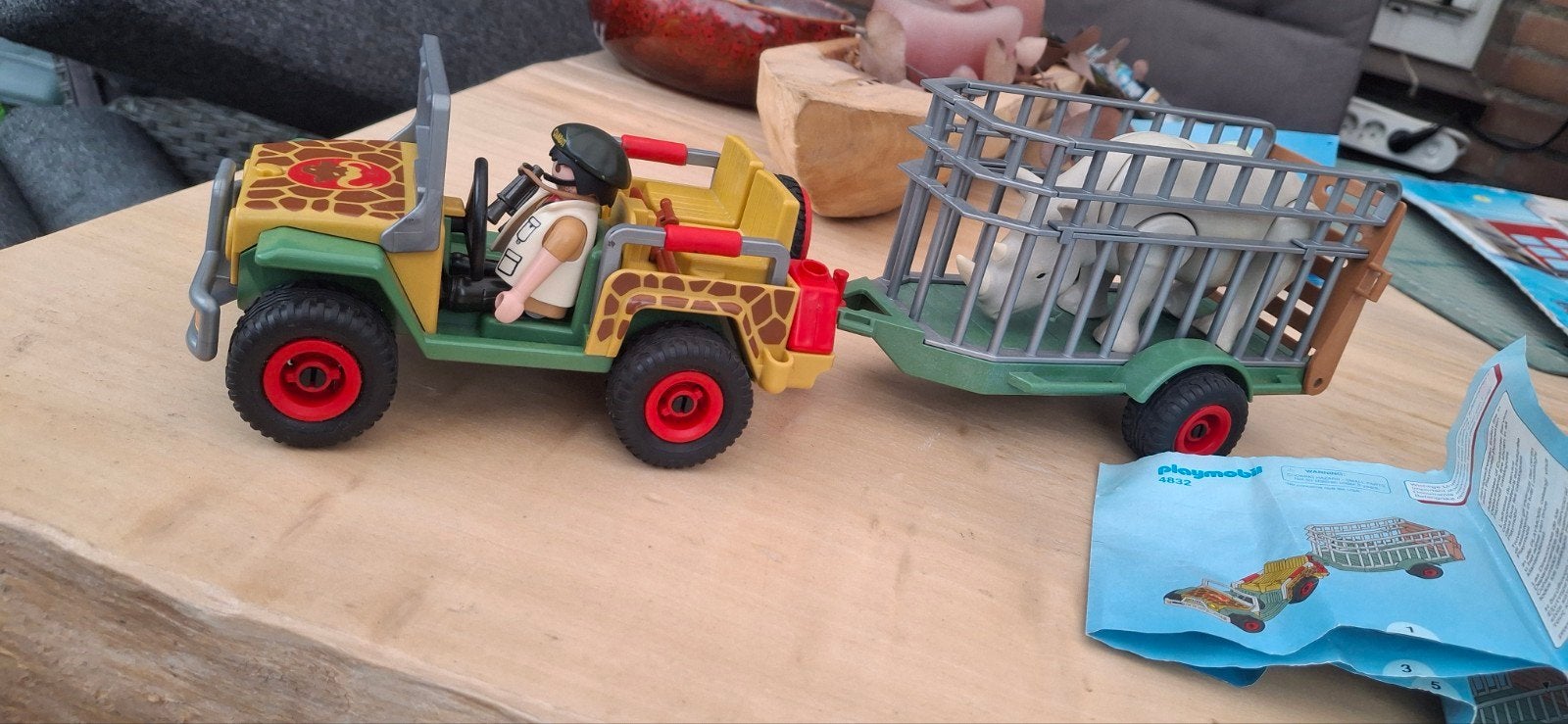 Een stoere en avontuurlijke Playmobil Wild Life set (4832), Ophalen of Verzenden, Gebruikt, Complete set