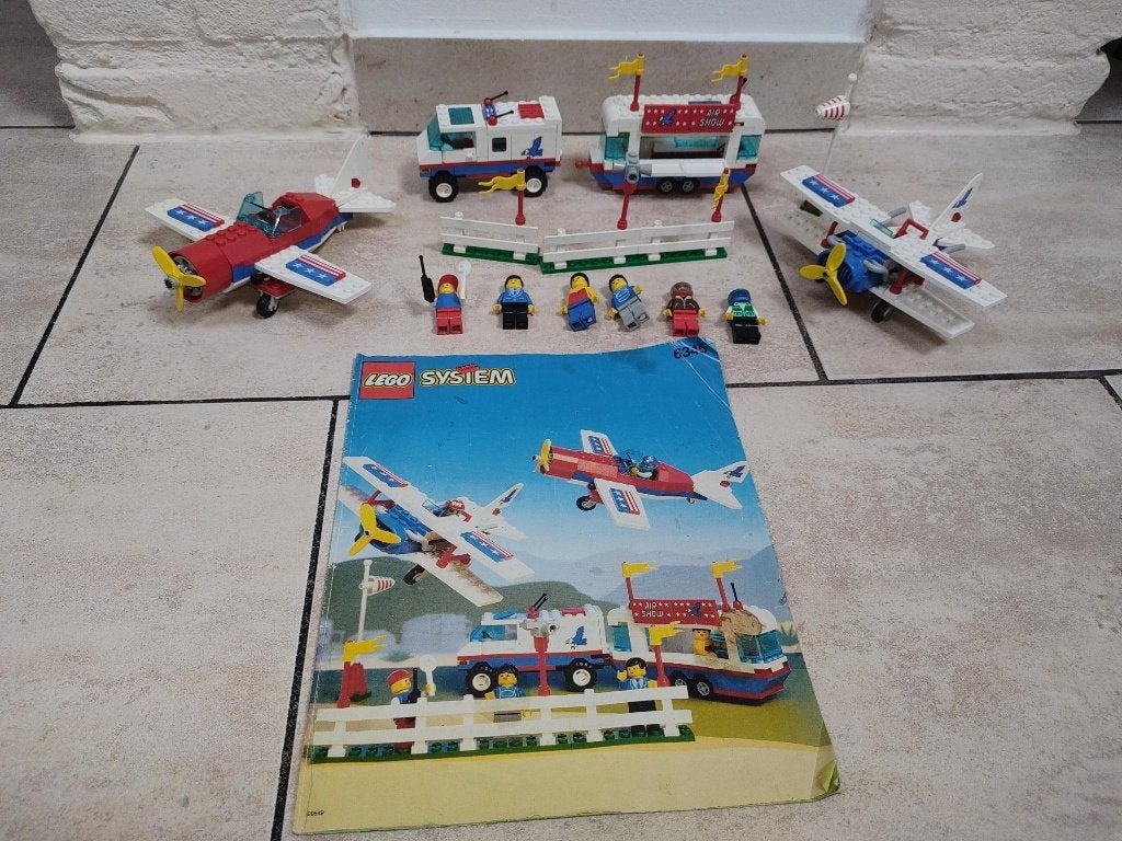 lego systeem 6345 stuntvliegers show., Ophalen, Gebruikt, Overige thema's, Lego
