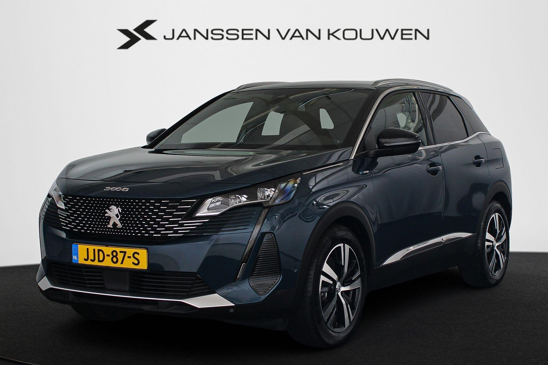 Peugeot 3008 1.6 HYbrid 225 GT SOH 92% Navigatie Full-LED Ko, Stof, Euro 6, Blauw, Plug-in hybride