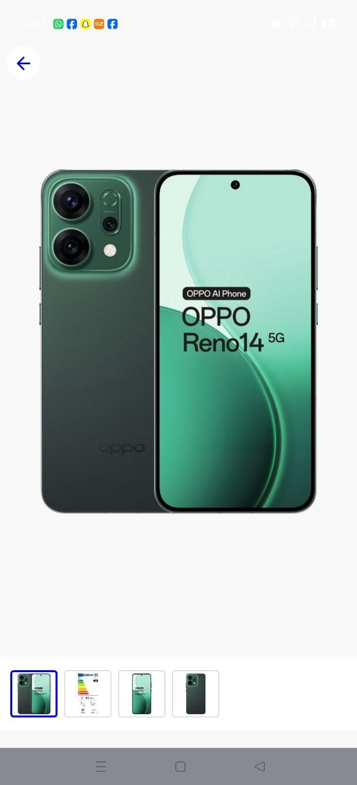 Oppo 14, Ophalen, 6 megapixel of meer, Overige modellen