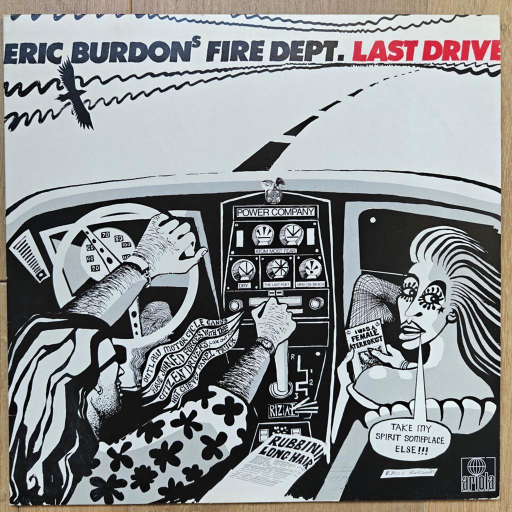 LP · Eric Burdon's Fire Dept. — Last Drive, Cd's en Dvd's, Vinyl | Rock, Gebruikt, 1980 - 1989, Rock-'n-Roll, 12 inch
