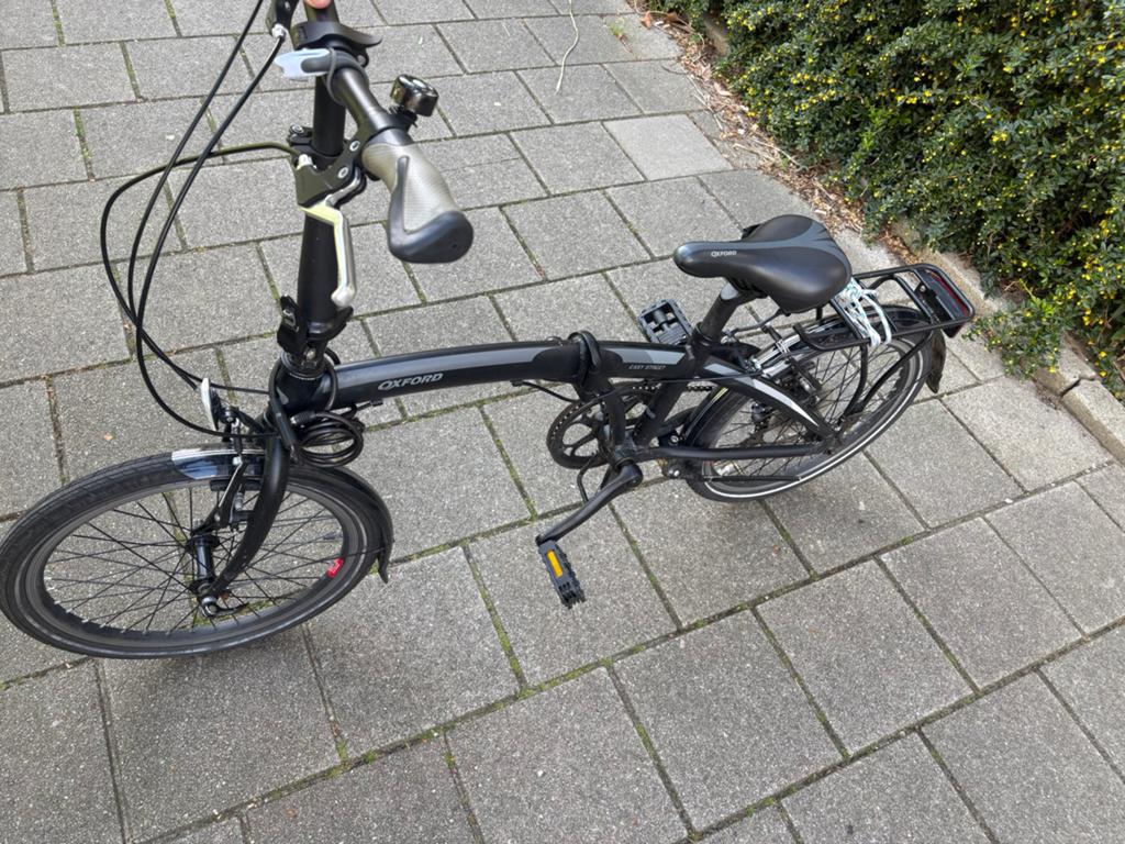 Oxford Shimano 7 speed vouwfiets 20 inch zwart, 20 inch of meer, Heren, Versnellingen, Zo goed als nieuw