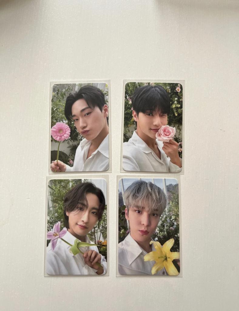 Ateez nacific pob flower photocard, Verzenden, Zo goed als nieuw, Foto of Kaart