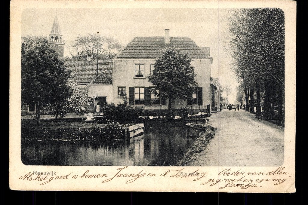 Reeuwijk (Z.H.), Sluipwijk, ca. 1903, gelopen, Verzamelen, Verzenden, Voor 1920, Gelopen, Zuid-Holland