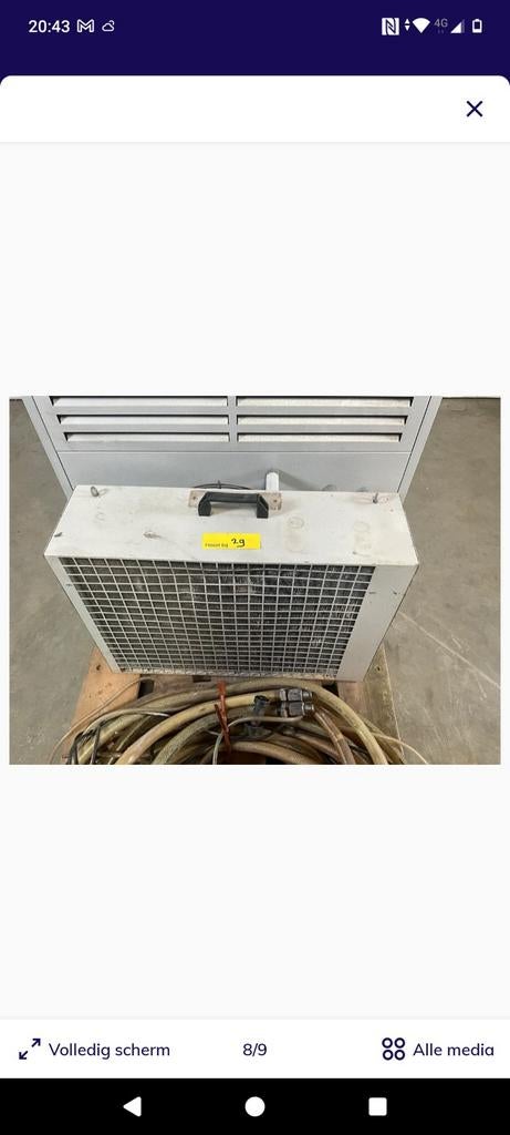 Professionele Fral mobile split unit airco voor grote ruimte, Ophalen, Fral, 3 snelheden of meer, Fral