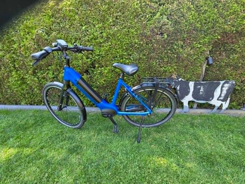 Mooie heldere blauwe Gazelle E-Bike, Fietsen en Brommers, Elektrische fietsen, Ophalen, Gebruikt, 51 tot 55 cm, 50 km per accu of meer