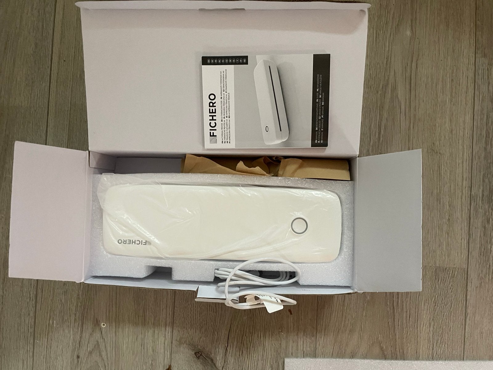 Fichero A4 Thermische Printer - Draagbaar & Draadloos, Computers en Software, Printers, Zwart-en-wit printen, Printer, Nieuw, Ophalen of Verzenden