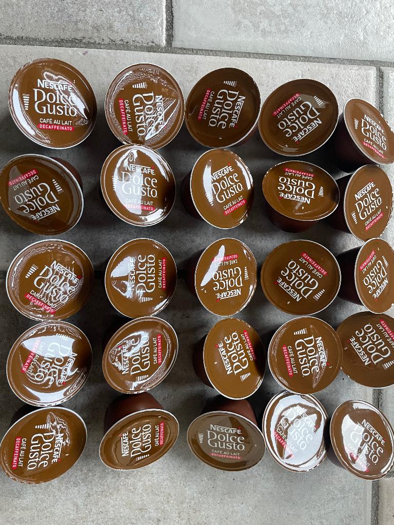 Dolce gusto cups cafeïne vrij 25 stuks, Diversen, Ophalen