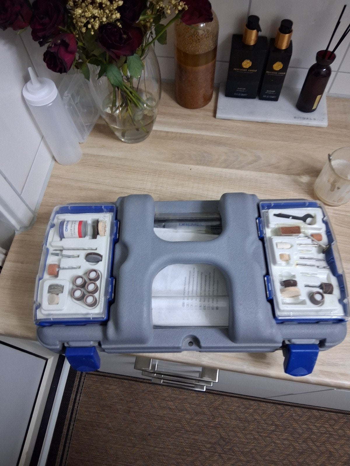 Dremel 400 Digital met accessoires en koffer, Ophalen of Verzenden, Gebruikt