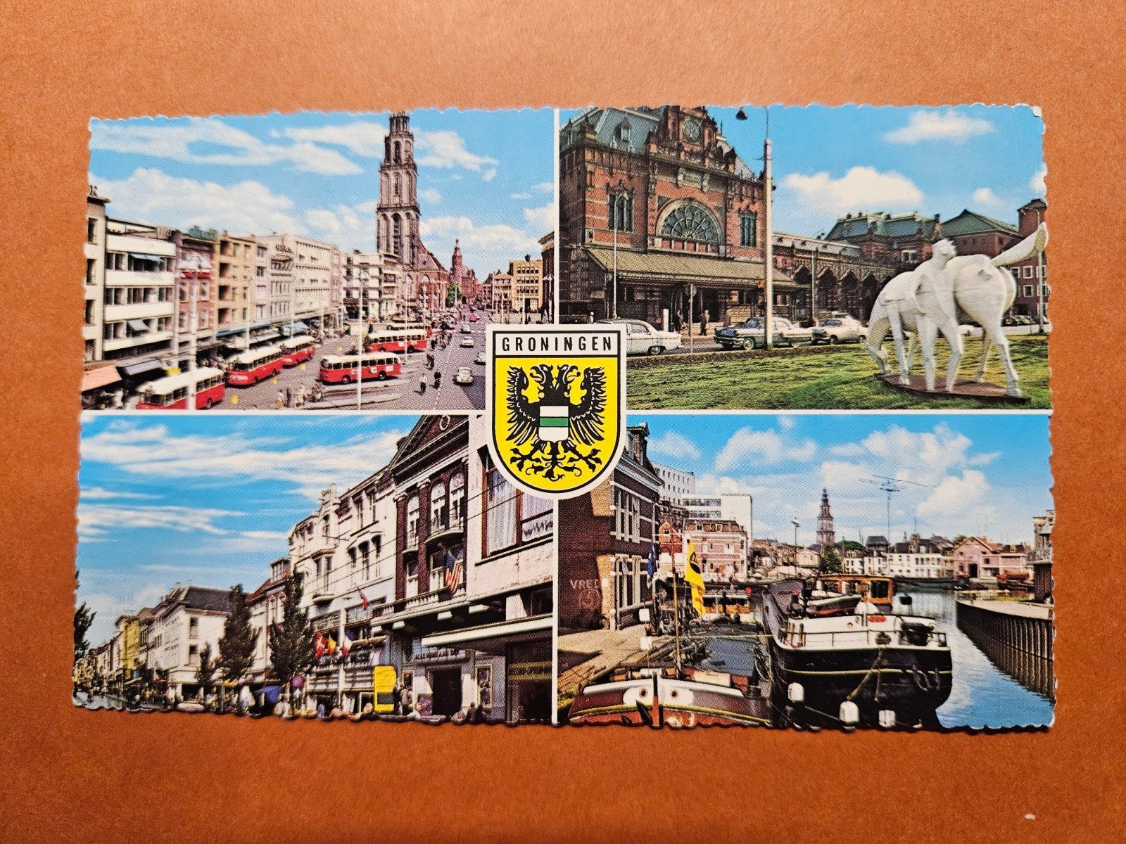 256) Groningen, Ophalen of Verzenden, Gelopen, Groningen