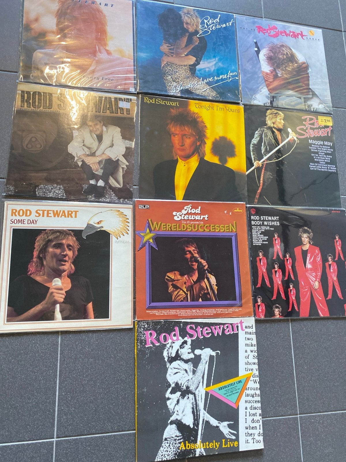 Rod Stewart LP Collectie - Diverse Albums, LP, Rock, Gebruikt, Ophalen of Verzenden