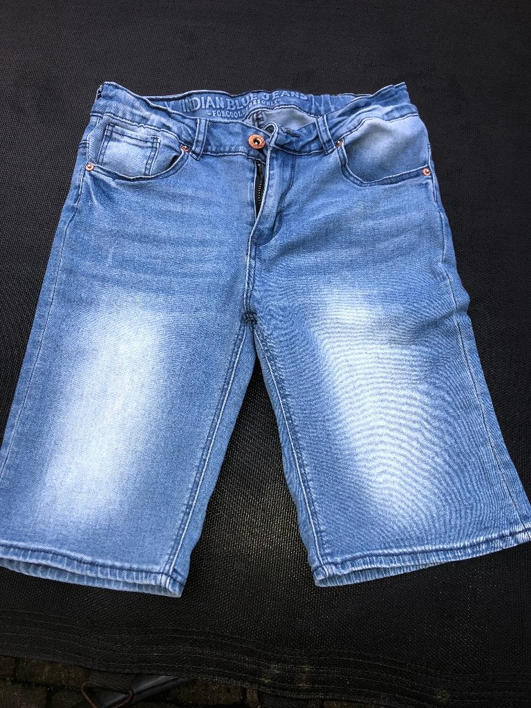 Zgan korte spijkerbroek Indian Blue Jeans, Broek, Ophalen of Verzenden, Zo goed als nieuw, Jongen
